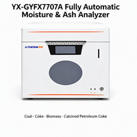 YX-GYFX7707A Analyseur de teneur en eau et en cendres entièrement automatique pour charbon et biomasse solides, instrument d'analyse de proximité, 36 échantillons/lot