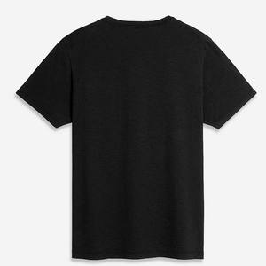 T-shirt noir en coton à séchage rapide de haute qualité T-shirt DTG personnalisé pour homme - Product Image 2