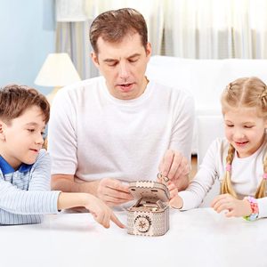 Juego de 9 Cubos de Rompecabezas de Madera Ecológicos Personalizados al por Mayor, Juegos de Lógica 3D para Niños y Adultos, Juguete Educativo - Product Image 6