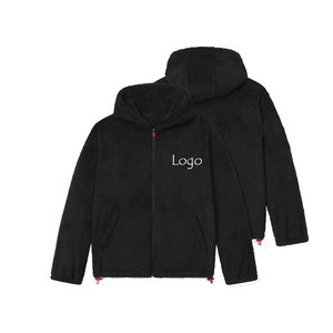 Venta al por mayor Hombres Sherpa Fleece Hoodie Diseño Simple Patrón Sólido 100% Algodón Digital Último Estilo Básicos Sudadera de Algodón - Product Image 4