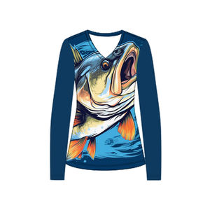 2025 nouveau Logo Anti-UV personnalisé UPF 50 chemises de Performance de pêche à manches longues pour les femmes séchage rapide respirant vêtements de pêche d'été - Product Image 1