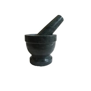 Excelente diseño de mármol Maja y mortero artículo para el hogar 100% Real Mármol Mortero y Maja para uso artesanal - Product Image 2