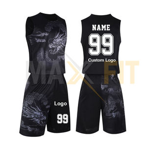 Ropa deportiva personalizada Diseño único personalizado Conjunto de uniforme de baloncesto para hombres por MAXFIT ENTERPRISES - Product Image 5