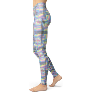 Pantalones de yoga con estampado personalizado para mujer, mallas deportivas, mallas de entrenamiento hechas en Pakistán, sublimadas, de alta calidad para mujer - Product Image 1