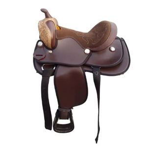 Sillín de caballo al aire libre de alta resistencia Sillín de caballo ligero y duradero para competiciones profesionales Sillín - Product Image 1