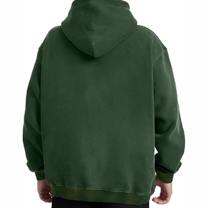 Sudadera con Capucha Estética Color Verde Salvia, Corte Holgado, para Uso Diario y Comodidad en la Calle - Product Image 2