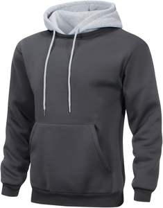 2025 hombres Casual moda Joker sublimación pulóver Sudadera con capucha mejor calidad divertido de gran tamaño transpirable diseño sólido patrón OEM - Product Image 2
