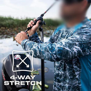 Camisetas de pesca lisas sublimación torneo personalizable secado rápido último diseño personalizable - Product Image 3