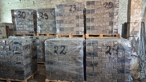 Wood Briquettes Natural Brown Cylindrical Fuel <b>Logs</b> for Fireplace <b>Heating</b> - Product Image 5