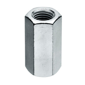 Tubo Hexagonal Largo de Acero Galvanizado de 6 x 30 mm - Product Image 1