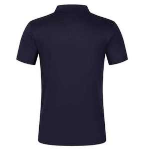 Calidad 220 gramos poliéster/algodón liso teñido hombres Polo ligero transpirable de talla grande sólido Logo patrón Ringer camiseta - Product Image 2