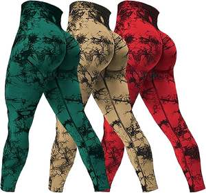 Alta calidad bajo MOQ media cintura entrenamiento mujeres Leggings Yoga pantalones Fitness desgaste cómodo gimnasio Leggings - Product Image 5