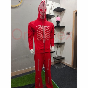 Conjunto Deportivo de Invierno Personalizado de Alta Calidad, Pantalones Deportivos y Sudadera con Capucha Unisex, 100% Algodón - Product Image 3