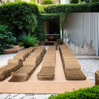 Tapis en fibre de coco tissé industriel de haute qualité, écologique, fabriqué au Vietnam, pour le camping en plein air, les voyages et les pique-niques