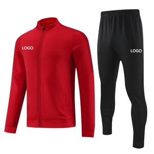 Chándales de diseño personalizado de algodón/poliéster de la mejor calidad para entrenamiento de invierno, comodidad de chaqueta con cremallera completa y transpirable - Product Image 3