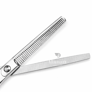 Ciseaux professionnels pour la dégaine des cheveux, 6,5 pouces, en acier inoxydable, ciseaux texturisants, outil de coupe pour salon de coiffure, tension réglable, OEM - Product Image 3