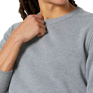 Exquisita venta al por mayor de alta calidad liso en blanco impreso de gran tamaño cuello redondo deporte sudadera lujosa cuello redondo sudadera - Product Image 4