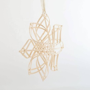 Top notch tre tự nhiên bông tuyết trang trí handmade Việt Nam giáng sinh trang trí nội thất treo cây trang trí - Product Image 4