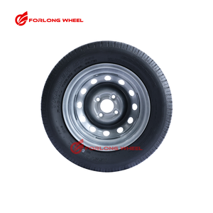 FORLONG 13 ''13 pouces 4.00X13 4-98-58.5 4x98 roues de <span class=keywords><strong>remorque</strong></span> en acier pour GOODRIDE <span class=keywords><strong>165</strong></span> <span class=keywords><strong>70R13</strong></span> - Product Image 2