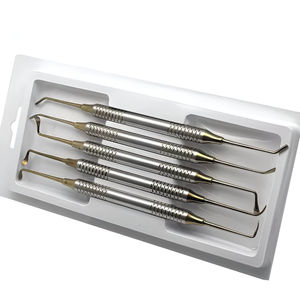 Juego de 5 Instrumentos Elevadores de Implantes Dentales para Levantamiento de Seno, de Acero Inoxidable, de Doble Punta - Herramientas Quirúrgicas Dentales - Product Image 4