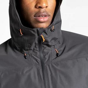 Chaqueta con capucha suave para hombre, impermeable, ligera, cortavientos térmico, forro de lana, chándal cortavientos - Product Image 2