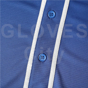 Camiseta de Béisbol Personalizada con Logotipo del Equipo, Diseño de Bordado 3D Transpirable para Hombres Adultos, Uniforme de Softbol - Product Image 4