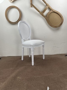 Chaise <span class=keywords><strong>de</strong></span> salle à manger en bois scandinave moderne Lewis Home Hotel, cadre en acier inoxydable et bois massif, rembourrée, style français, design creux - Product Image 2