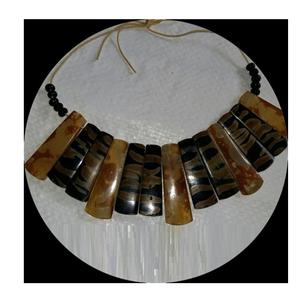 Women's Handmade Buffalo Horn <b>Necklace</b> Handmade Long Chain Fashionable Jewelry for Stylish & <b>Boho</b> Look High Quality - Product Image 1