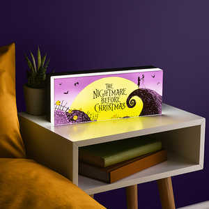 Lampe logo décorative créative et originale pour la maison, inspirée de Nightmare Before Christmas - Product Image 1