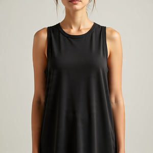 Casual ligero Racer-Back chaleco camiseta mujer Jogging Fitness correr ejercicio camisetas sin mangas señoras - Product Image 4