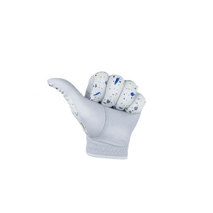 Guantes de golf de piel auténtica Cabretta con logotipo personalizado unisex, piel de oveja antideslizante para deportes, guantes de golf al por mayor - Product Image 2
