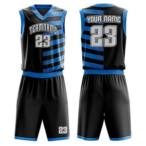 2025 personnalisé adulte basket-ball uniforme ensemble respirant séchage rapide 2 pièces réversible cousu maillot Shorts imprimé Techniques 100% - Product Image 4
