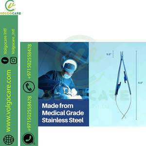 Prix de gros Castroviejo 5.5 pouces Micro porte-aiguille porte-suture pilote avec inserts en carbure de tungstène pointe droite - Product Image 6