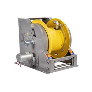 Carrete de manguera Meclube Industrial eléctrico motorizado de 12V, Serie de acero pintado para aceite y lubricantes de 1 ''sin manguera - Product Image 1