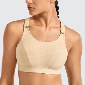 OEM Diseño Gimnasio Desgaste Ajustable Mujeres Yoga Bra Ventas Directas de Fábrica Más Tamaño Cómodo Sujetador Sin Costuras - Product Image 2