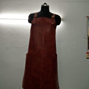 Venta al por mayor hermosa cantidad proveedor de la mejor calidad a juego costura cocinar delantales de cuero genuino a precio de mercado confiable - Product Image 5