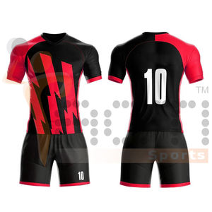 Uniforme de fútbol Rugby transpirable unisex conjunto al por mayor estilo de moda para adultos - Product Image 4