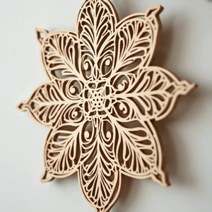 Ornements muraux de Noël en bois fabriqués à la main pour la zone de cheminée améliorant la chaleur festive et les vibrations de vacances joyeuses - Product Image 1