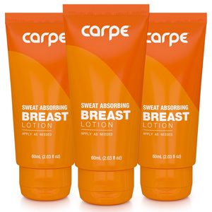Desodorante de pecho Carpe No-Sweat, paquete antitranspirante, 3 lociones absorbentes de sudor para pliegues de la piel, ideal para la prevención de manchas por rozaduras - Product Image 5