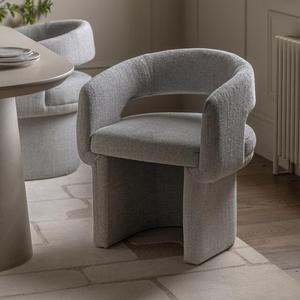 Silla de Restaurante Moderna Tapizada, Sillón de Comedor con Respaldo, Asiento de Descanso para Hotel o Cafetería - Product Image 1