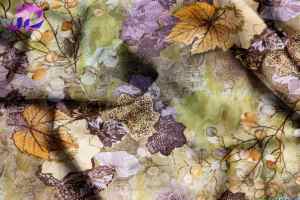 New Arrival Customized Design Chiffon Material 100% Polyester Woven Digital Printed Floral Foil Satin <strong>Silk</strong> Printing <strong>Fabric</strong> - Product Image 5