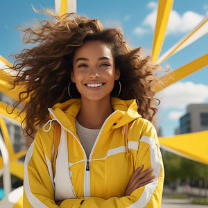 Chaqueta impermeable para senderismo para mujer, ropa informal para invierno y otoño, chaqueta cortavientos de secado rápido para mujer - Product Image 6