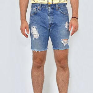 Short déchiré de haute qualité pour filles, vêtements décontractés tendance pour l'été pour jeunes, fournisseur OEM - Product Image 1