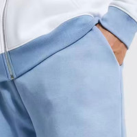 Vente en gros personnalisé 100% coton polaire haute qualité vierge unisexe surdimensionné à capuche et pantalon de jogging ensemble survêtement évasé pour hommes