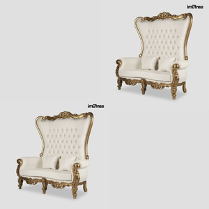 Nueva moda dos asientos trono silla teca caoba Sungkai Mindi Jackfruit roble haya abedul ceniza Silla de comedor cómodo trono - Product Image 5