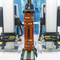 Soudeuse automatique par points à double face de 10000 ampères Machine à souder par batterie CNC