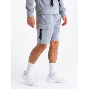 2026 Men's Summer Breathable Custom Printed Two-Piece Street Style <b>Set</b> in Polyester/Cotton 240GSM <b>Knitted</b> Fabric Seamless Fusing - Product Image 5