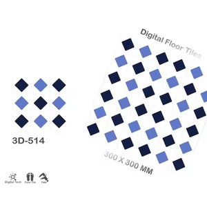 การออกแบบสระว่ายน้ำในห้องน้ำแบบดิจิตอลขนาด12X12 30x30กระเบื้องปูพื้นเซรามิกเคลือบมัน16x16พื้นผิวที่ได้รับการแก้ไข - Product Image 1