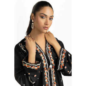 Conjunto de Dos Piezas Bordado Estilo Bohemio Karandi IPST-55100, Traje de Crepé por Encima de la Rodilla, Talla XS - Product Image 2