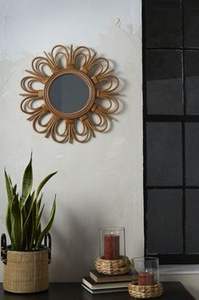 Beau miroir en rotin du Vietnam Art encadré décoratif de luxe pour un environnement accueillant et confortable - Product Image 3